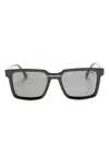 Carrera Rectangle-frame Sunglasses In Black