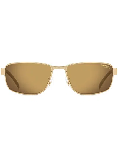 Carrera Rectangle-frame Sunglasses In Gold