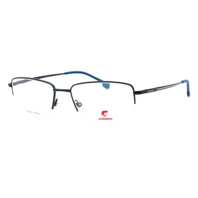 Carrera Rectangle Metal Eyeglasses In Blue