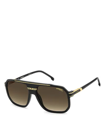 Carrera Rectangle Sunglasses, 60mm In Brown