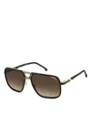 Carrera Rectangle Sunglasses, 61mm In Black