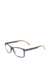 Carrera 직사각 프레임 안경 In Blue
