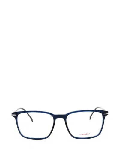 Carrera Rectangle-frame Glasses In Blue