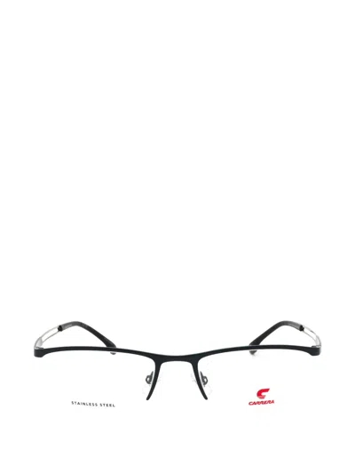 Carrera Rectangle-frame Semi-rimless Glasses In Black