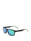 Carrera 직사각 프레임 선글라스 In Black