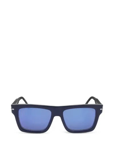 Carrera 직사각 프레임 선글라스 In Blue