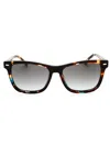 Carrera Rectangular Acetate Men's Sunglasses In Brown