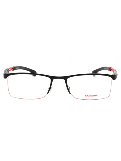Carrera Rectangular Designer Eyeglasses - Unisex In Black