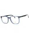 Carrera Rectangular Men's Eyeglasses -  39 Style In Blue