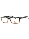 Carrera Rectangular Men's Eyeglasses - Model 8890 In Black