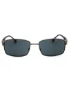 Carrera Rectangular Metal Men's Sunglasses In Black