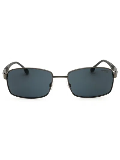 Carrera Rectangular Metal Men's Sunglasses In Black