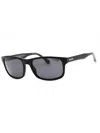 Carrera Rectangular Oversized Sunglasses For Men In Black