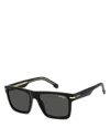 Carrera Rectangular Sunglasses, 55mm In Black