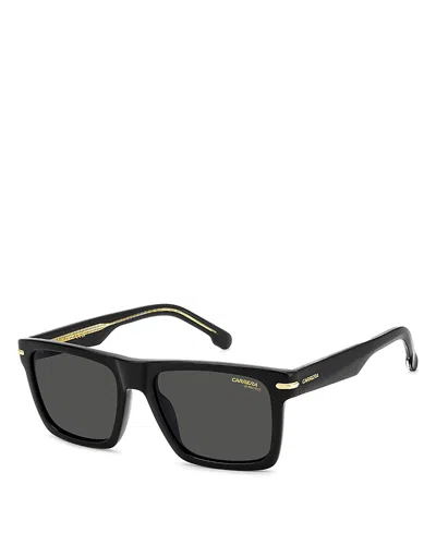 Carrera Rectangular Sunglasses, 55mm In Black