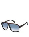 Carrera Rectangular Sunglasses, 62mm In Blue