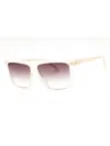 Carrera Rectangular Women's Mini Sunglasses In Pink