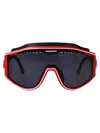 Carrera Perforated Strap Sunglasses In Red