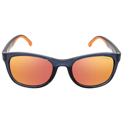 Carrera Red Mirror Square Men's Sunglasses  8054/s 0pjp/uz 52 In Orange