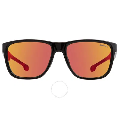 Carrera Red Mirror Square Men's Sunglasses  Ducati 003/s 00a4/uz 57 In Black