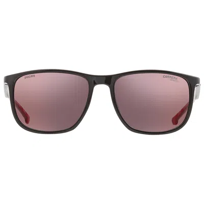 Carrera Red Mirror Square Men's Sunglasses  Ducati 004/s 0oit/ao 57 In Purple