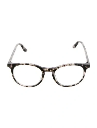 Pre-owned Carrera Round Eyeglasses In Black