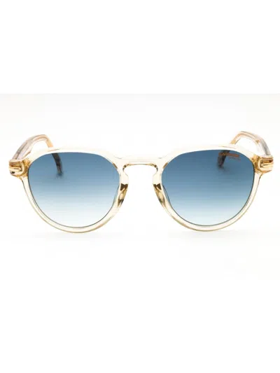 Carrera Round Unisex Sunglasses In Blue