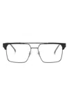 Carrera Ruthenium Black Stainless Steel Glasses In Black