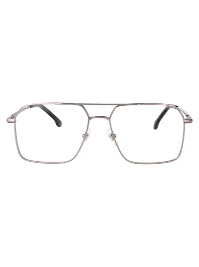 Carrera Ruthenium Metal Glasses In Metallic