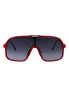 Carrera Shield-frame Sunglasses In Red