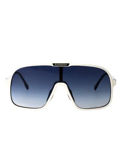 Carrera Shield-frame Sunglasses In Blue