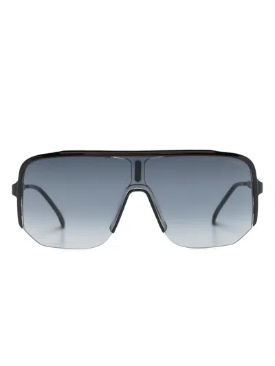 Carrera Shield-frame Tinted Sunglasses In Black