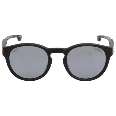 Carrera Silver Mirror Oval Men's Sunglasses Carduc 012/s 008a/t4 51 In ["silver Tone"]