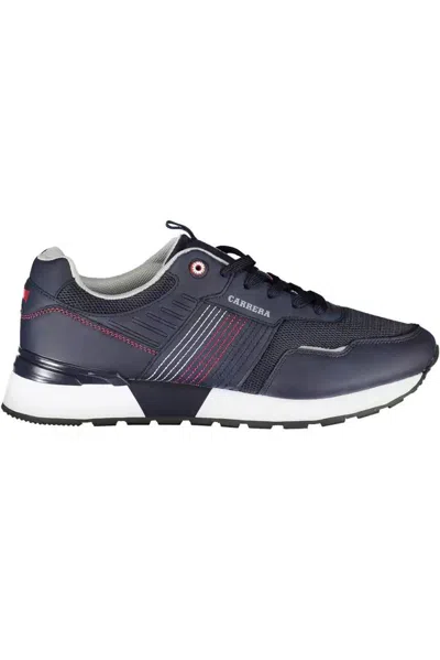 Carrera Sleek Contrasting Blue Sneakers With Logo Detail In Black