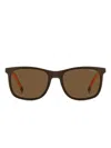 Carrera Square-frame Glasses In Brown