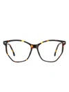 Carrera Square-frame Glasses In Brown