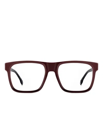 Carrera Square-frame Glasses In Burgundy