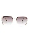 Carrera Square-frame Sunglasses In 中性色