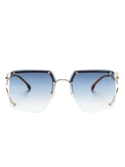 Carrera Square-frame Sunglasses In 蓝色