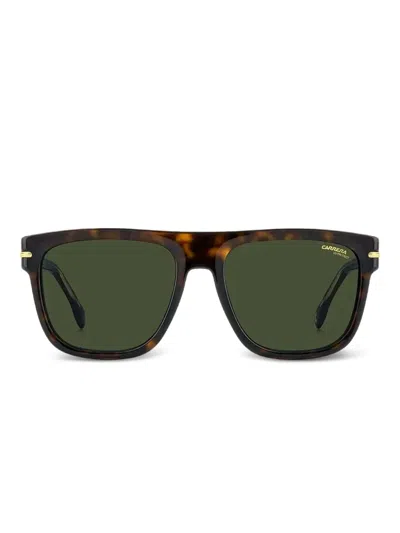 Carrera Square-frame Sunglasses In Brown