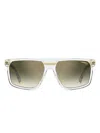 Carrera Square-frame Sunglasses In Green