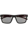 Carrera Square-frame Sunglasses In Schwarz