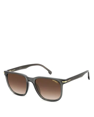 Carrera Square Sunglasses, 54mm In Gray/brown Gradient