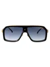 Carrera Black White Acetate Sunglasses