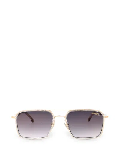 Carrera Square-frame Double-bridge Sunglasses In Gray