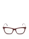 Carrera Square-frame Glasses In 红色