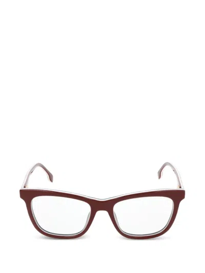 Carrera Square-frame Glasses In 红色