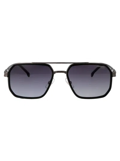 Carrera Stainless Steel Aviator Sunglasses In Black