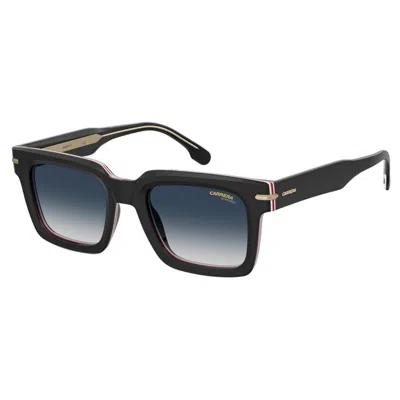 Carrera Striped Black Acetate Sunglasses