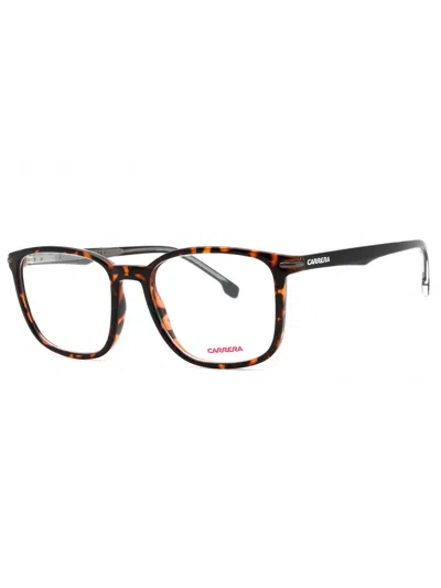 Carrera Stylish Rectangular Eyeglasses With Demo Lens - Eye 53mm In Brown